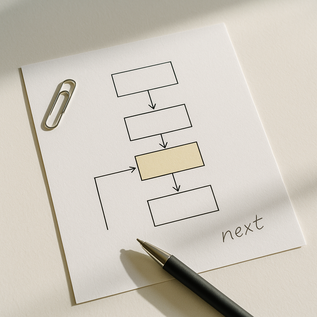 The next step should not need a meeting.